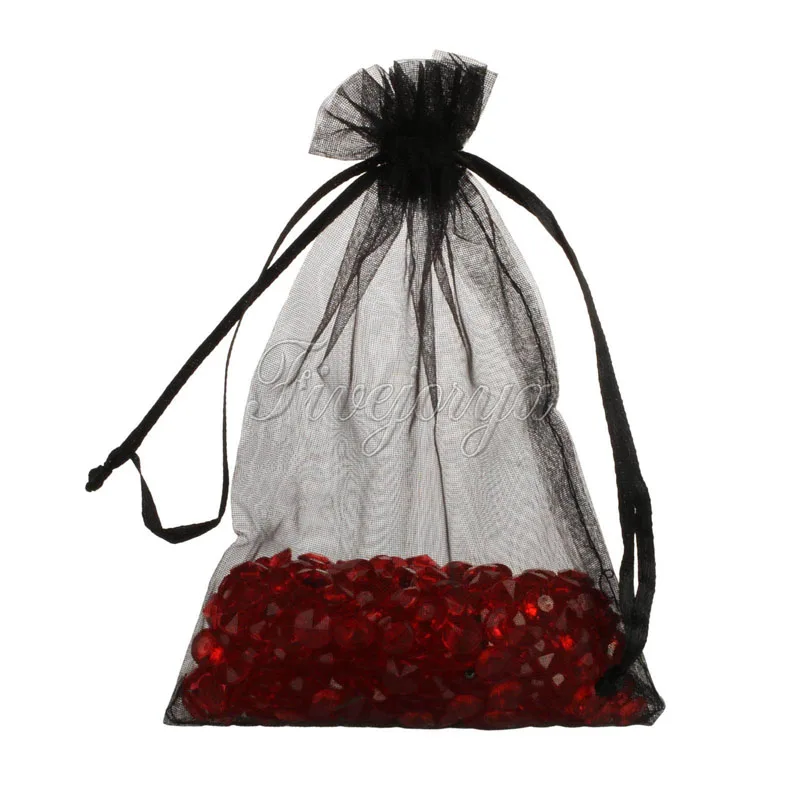100 шт. прозрачные сумки из органзы 10 х15 см|bag a|bag fbag for |
