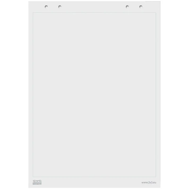 Notepad for flipchart 2x3 66*99 cm, 20L., WhiteStationery Set