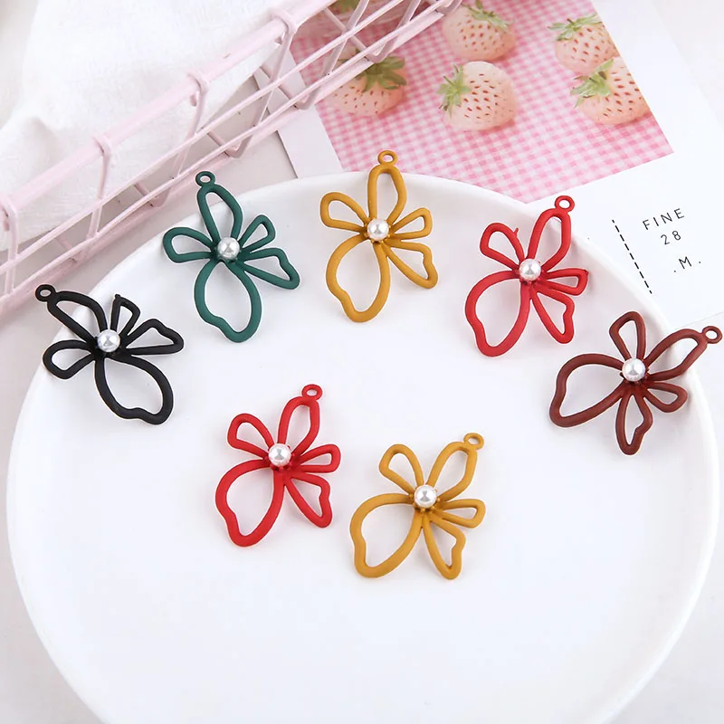 Новый стиль 30 шт./лот бусины сердечник цветные резиновые рисунки мультфильм