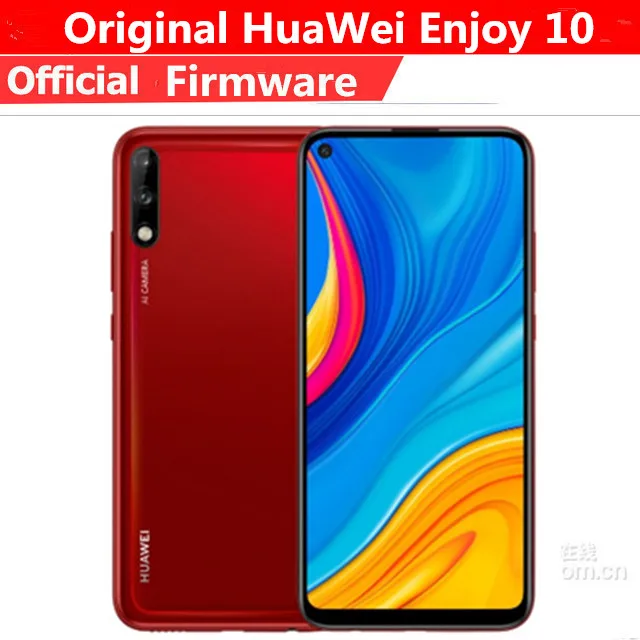 Новая модель HuaWei Enjoy 10 4G LTE Sim бесплатный телефон Kirin 710F Восьмиядерный Android 9,0 6,3" 1560x720 6 Гб Ram 64 Гб Rom МП Face ID