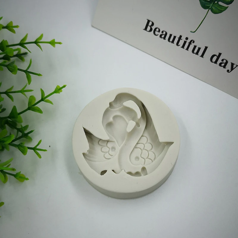 

Swan Shape 3D Sugarcraft Fondant Silicone Mold Cake Decorating Tools CHocolate soap Moulds Cupcake Cookies Baking Accessories