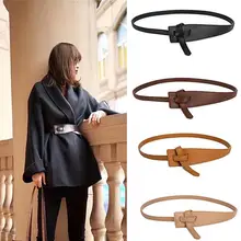 

80%HOTRetro Simple Waistband Wide Fashion Women Faux Leather Waist Belt Dress Decor
