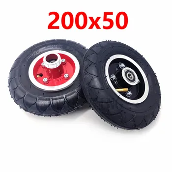 

200x50 Electric Scooter Tyre Wheel Hub 8x2 Inner Tube Outer Tires Aluminium Alloy Front/rear Pneumatic Wheels