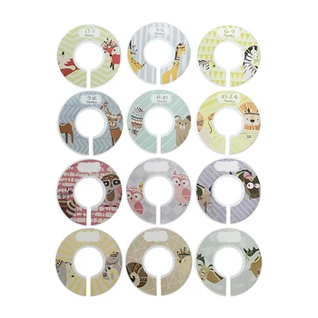 

Baby Closet Size Dividers Set Nursery Closet Organizer Clothes Size Age from Newborn to 24 Months Best Baby Shower Gifts
