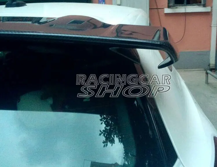 Real Carbon Fiber Vortex Style Rear Roof Spoiler Huge Wing Wide Lip For Volkswagen VW Scirocco 2010-2013