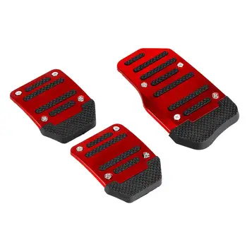 

3Pcs Car Universal Aluminum Manual Transmission Non-Slip Car Pedal Cover Set Kit High Quality Pedal Brake Tool