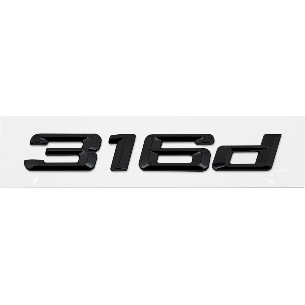 Черный Автомобильный Стайлинг Авто 3D буква номер крышка багажника задняя наклейка эмблема наклейка значок для BMW 316d 318d 320d 3 серии 320 E46 E49 X3