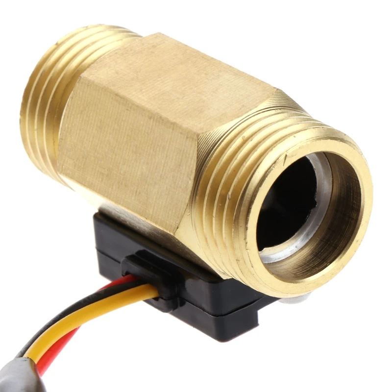 

Flow Sensor G1/2'' Water Flow Hall Sensor Switch 1-25L/min Flow Meter Flowmeter L4MF