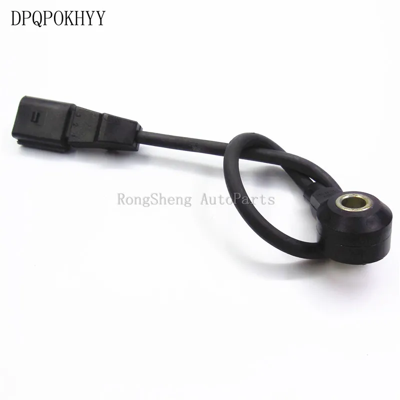 Dpqpokhy настоящий датчик удара с жгутом проводов Черный OEM для AUDI Volkswagen A4 079905377E |