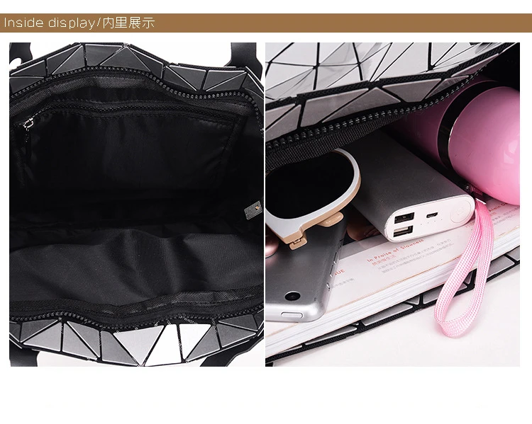 Geometric Plaid Bag Fashion Casual Tote Women