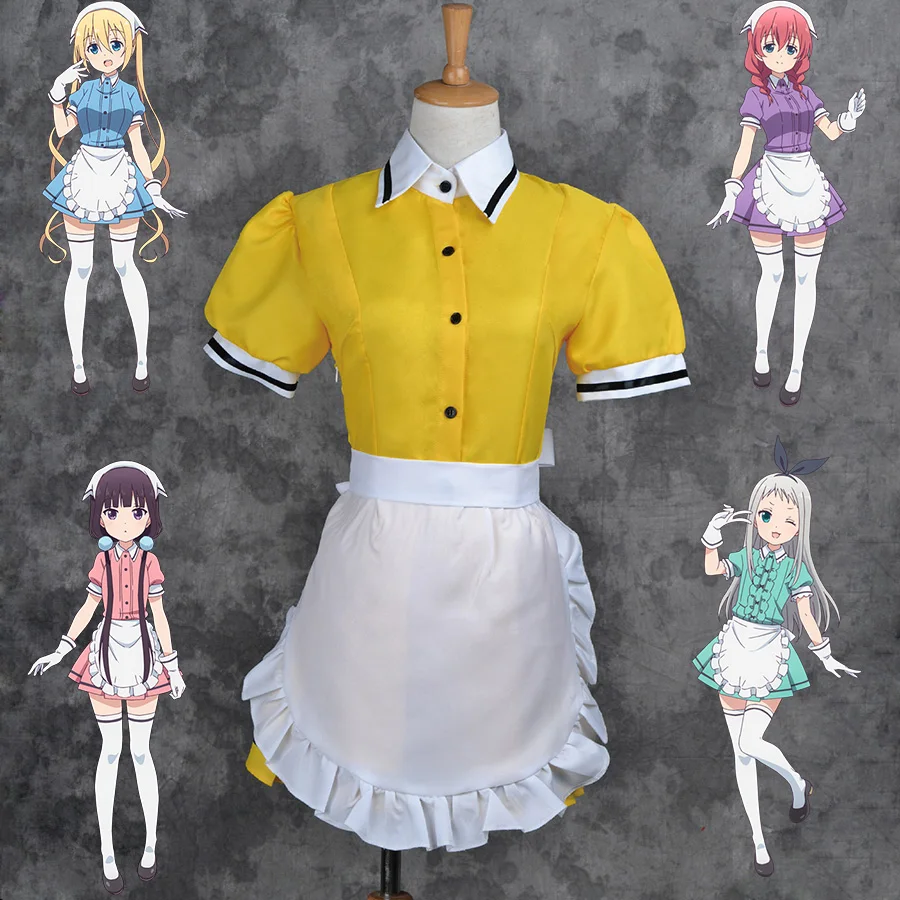 Косплей Mafuyu Blend S Kanzaki Hideri Maika платье лолиты Sakuranomiya костюм японского аниме Униформа