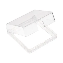 Uxcell всепогодный выход крышка в использовании штепсельная розетка протектор для внутреннего использования s 137x145x48 мм прозрачный