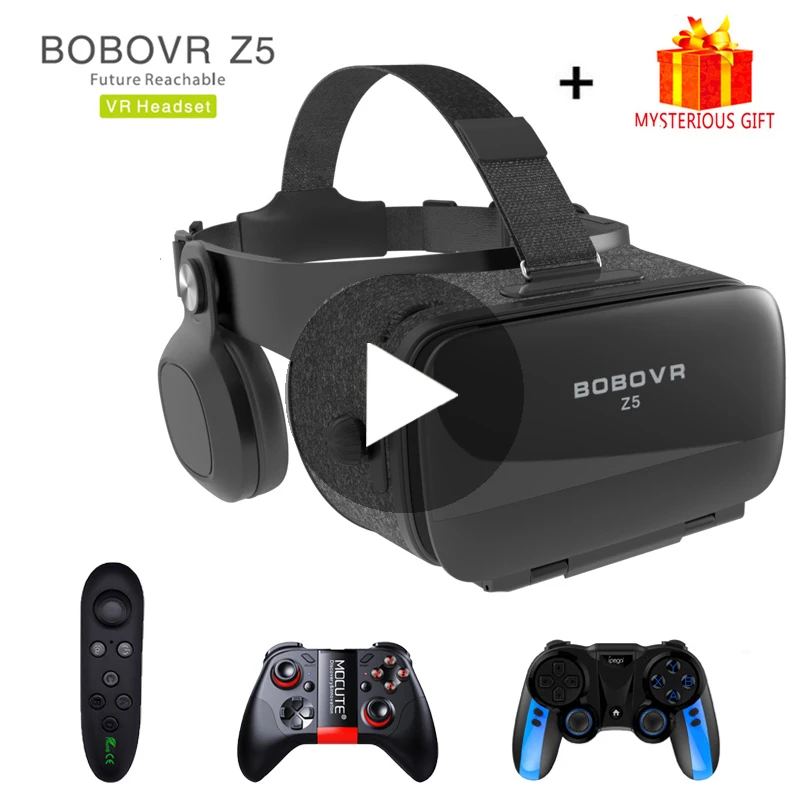 Bobovr Z5 Bobo VR видео Очки виртуальной реальности 3d шлем 3 D для iPhone Android телефона