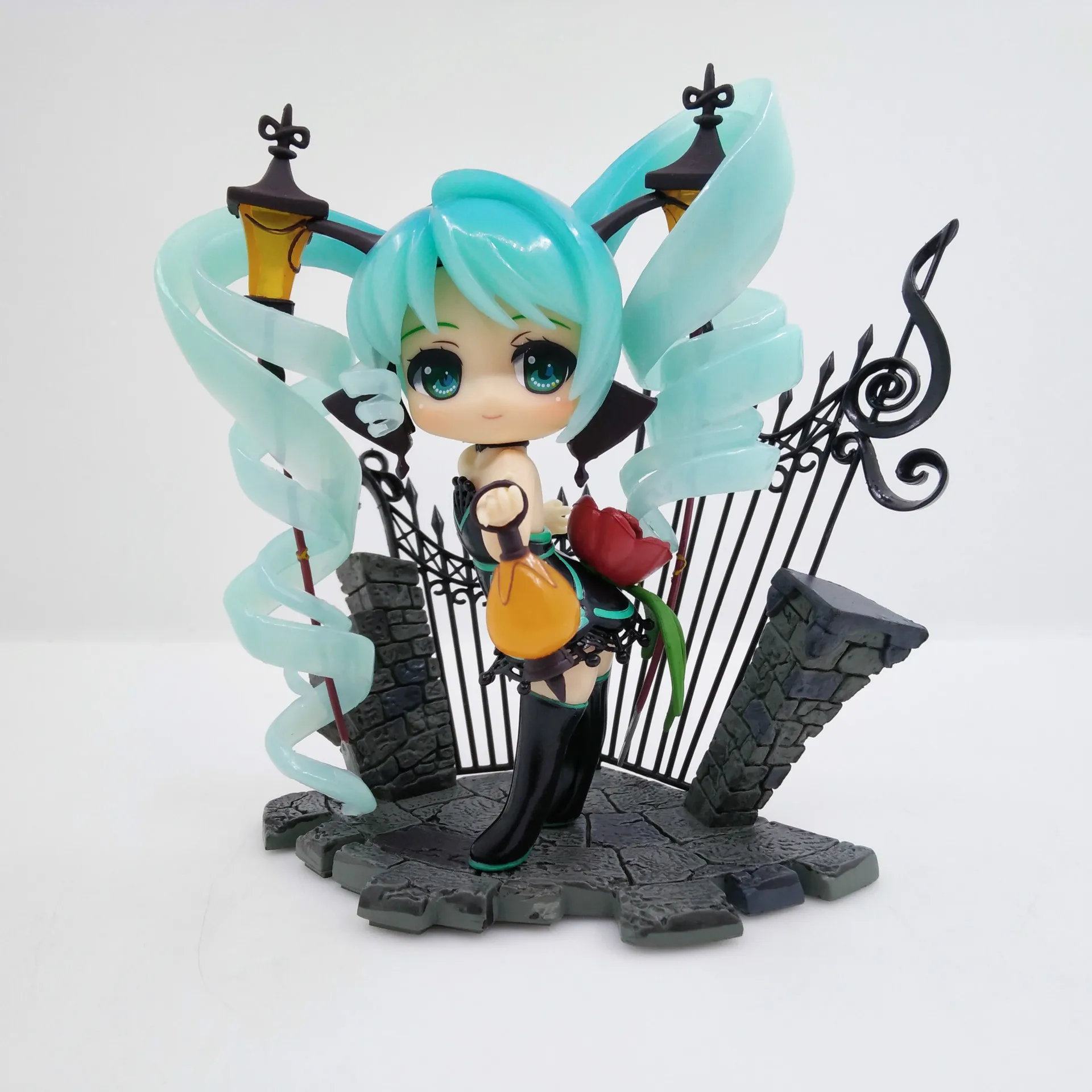 Игра для костюма vacaloid Hatsune Miku, уличный фонарь Feat Ver коллекция моделей pvc украшения персонажей из аниме фигурка игрушки Brinquedos; высота каблука
