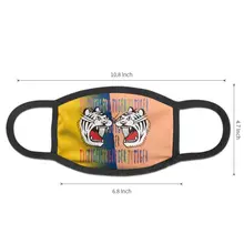 NOISYDESIGNS, женская и Мужская Пылезащитная маска для рта, хит, цветная, С Рисунком Тигра, с буквенным принтом, Анти-пыль, покрытие для лица, дышащая маска для лица на заказ