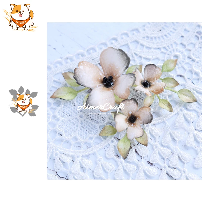 

2PCS Leaves Series Metal Cutting Dies Scrapbooking Stencil DIY Decorative Embossing Craft Die Cuts Card Making New Dies For 2019