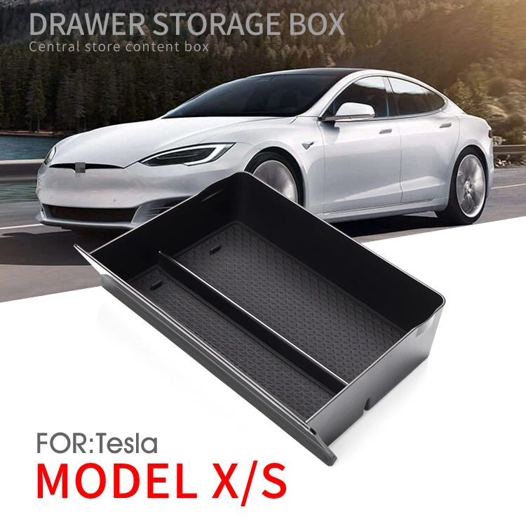 Smabee центральная консоль коробка для хранения Tesla модель X S Автомобильный