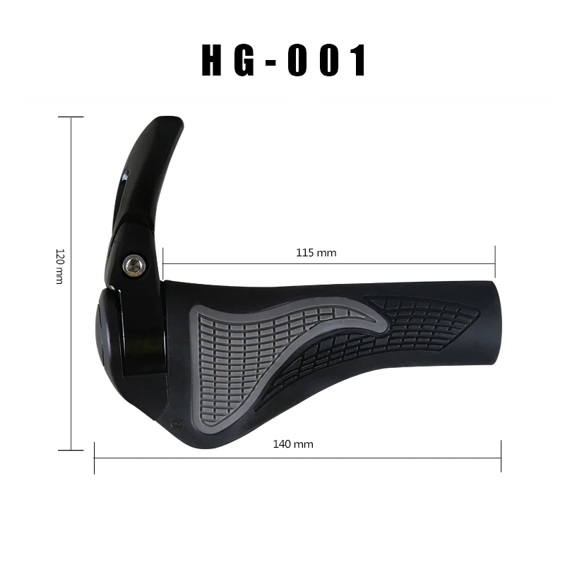 Tideace Cycling Mountain Bicycle/Bike Grips Handlebar Grips Handle Bar Grip End LOCK-ON Ergonomic Bicycle Accessories
