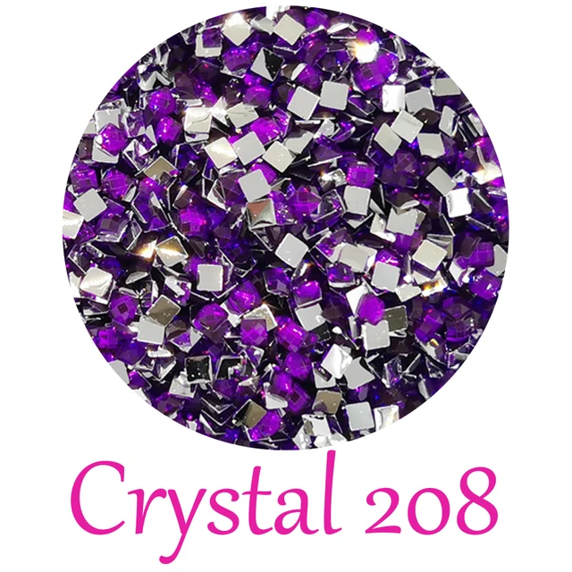 2021 New Crystal Resin Shinny Stone 2.5mm Square Drills Diamond Painting Embroidery Rhinestone Mosaic 