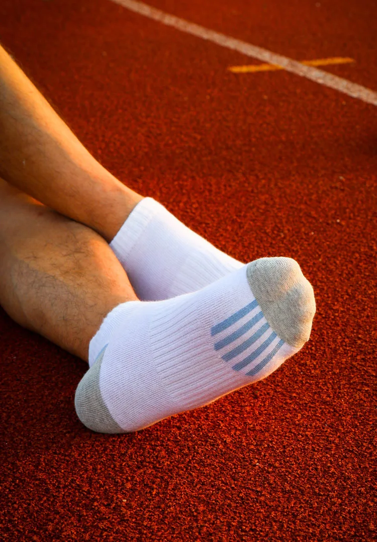 Moda Mulaya Компрессионные спортивные носки унисекс для фитнеса, велоспорта, бега, лодки, тенниса, летние мягкие носки, спортивные мужские и женские носки-Тапочки