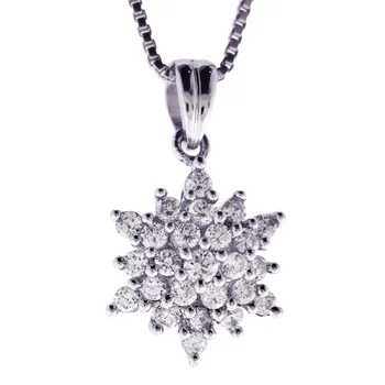 

Pendant in sterling silver of 925mls set in zircons.