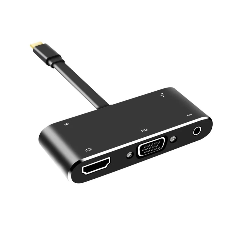  New 4k*2k USB3.1 Type-C to HDMI VGA with audio USB interface HD conversion line