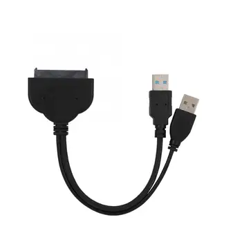 

USB3.0 to SATA 7+15P 2.5inch HDD Adapter Cable Hard Drive Extension Data Cable Computer