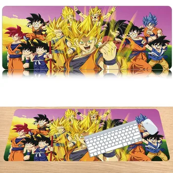 

Creative Action Figure Rubber Desk Mats for Computer Laptop Dragon Ball Son Goku Mouse Pad Anime Game Large Keyboard Mousepad