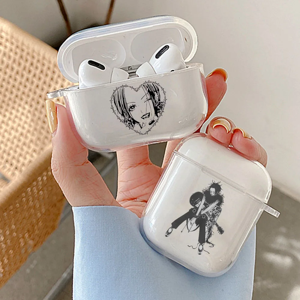 Чехол для наушников Apple Airpods 1 2 3 Pro с японским аниме Осаки Нана модный защитный
