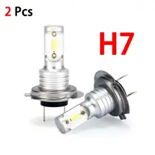 O envio gratuito de 360 graus ângulo feixe h7 led farol lâmpadas kit conversão hi/lo feixe 55w 8000lm 6000k super brilhante atacado csv