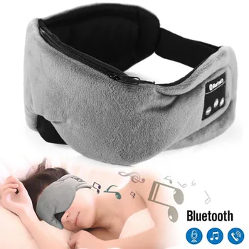 

Wireless Stereo Bluetooth Earphone Sleep Mask 5.0 Bluetooth Sleep Soft Earphone Support Handsfree Sleeping Eye Mask