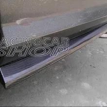 Настоящее карбоновое волокно заднего расширения бампера 1 пара для Benz W204 C63 AMG боковая юбка 2012- M070