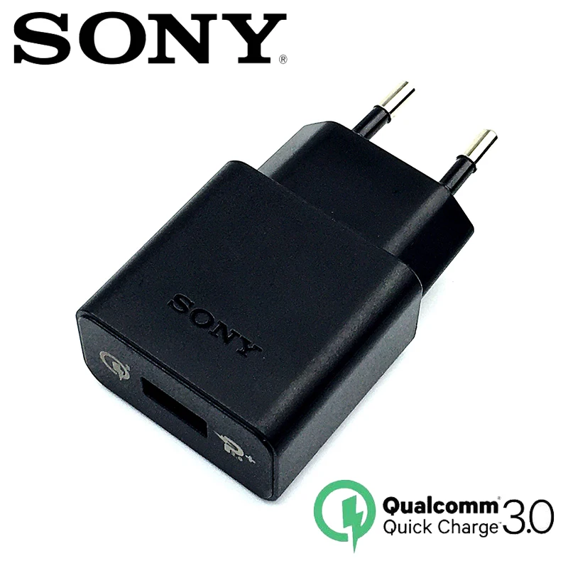 

Original Sony Fast charger QC 3.0 EU Travel charger USB For xperia Z1 Z2 Z3 Z4 Z5 z3C Z5P Xp / xa1 XZ XZs XC XZp XZ1 XZ1C Xz XZ2