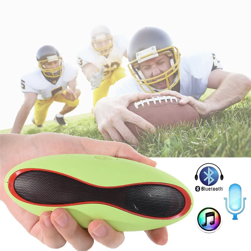 

VOBERRY Football Shape Bluetooth Music Bass Speaker Mini Portable Wireless Column Loudspeaker Support TF Card Built-in Mic #2
