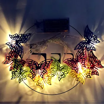 

LED Butterfly led string Light Night Waterproof Curtain holiday Lamps Christmas new year Garland Wedding Home Decor Lighting