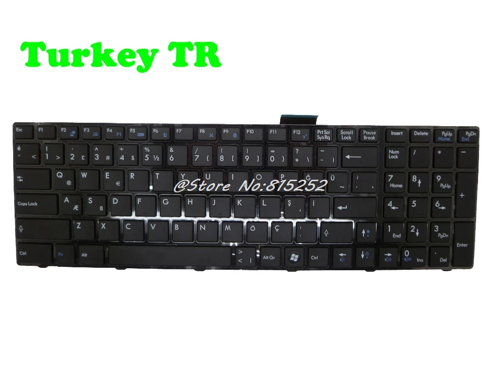 Клавиатура для ноутбука MSI GP60 2OD-026US 2OD-052US английский 2OD-070US 2OD-038BE 2OD-068BE Бельгия 2PE-023XTR Турция 2PE-011CZ чешские