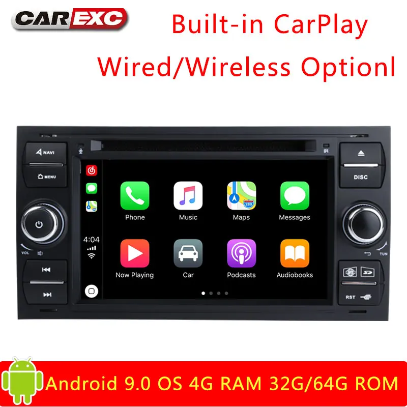 Android 9 0 Восьмиядерный автомобильный dvd плеер для FORD S Max Kuga Fusion Transit Fiesta Focus II GPS WIFI