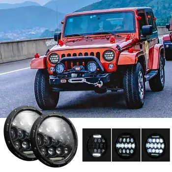 

LED Headlights Turn Signal Lights Plug And Play Waterproof Simple Installation Headlights For Wrangler JK TJ LJ 97-17