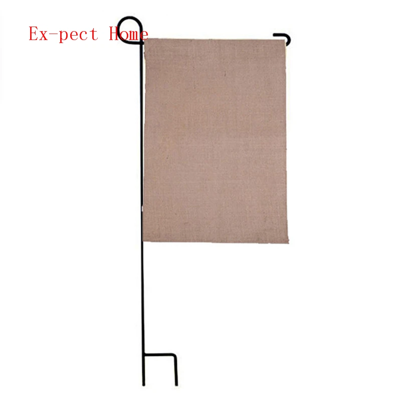 

100 шт. пустые льняные садовые флажки из полиэстера, Женский баннер, декоративная фотография для вышивки и сублимации