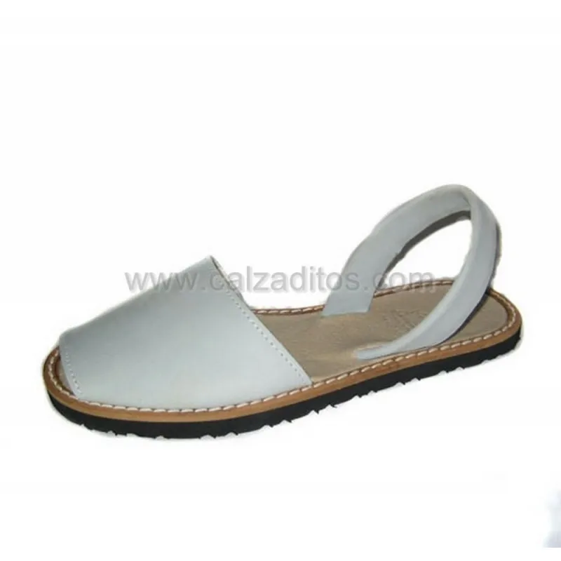 Menorquinas, Ibicencas, Abarcas, Avarcas De Nubuck Celeste