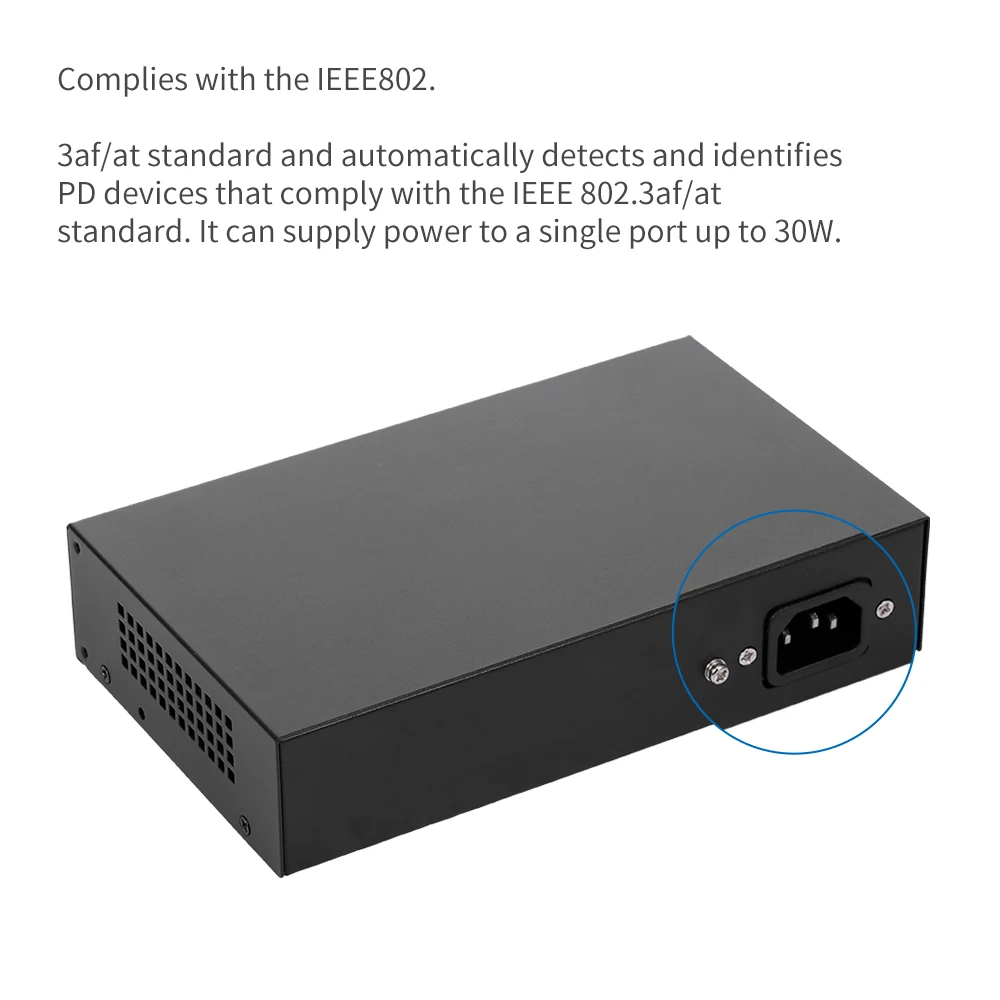 ZWD-8+ 2BZDN-X 8+ 2 POE коммутатор 8 Ethernet порт 2 каналов Ethernet порт 2,0 Гбит/с для ip-камеры беспроводной AP США штекер