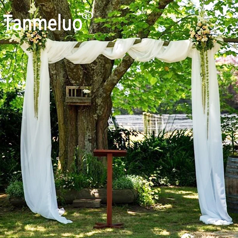 

Свадебные фоны Tanmeluo 1,4x6 м в стиле бохо, ткань, полиэстер, праздничная драпировка, драпировка, место проведения уличной Подвески «сделай сам», украшение панели