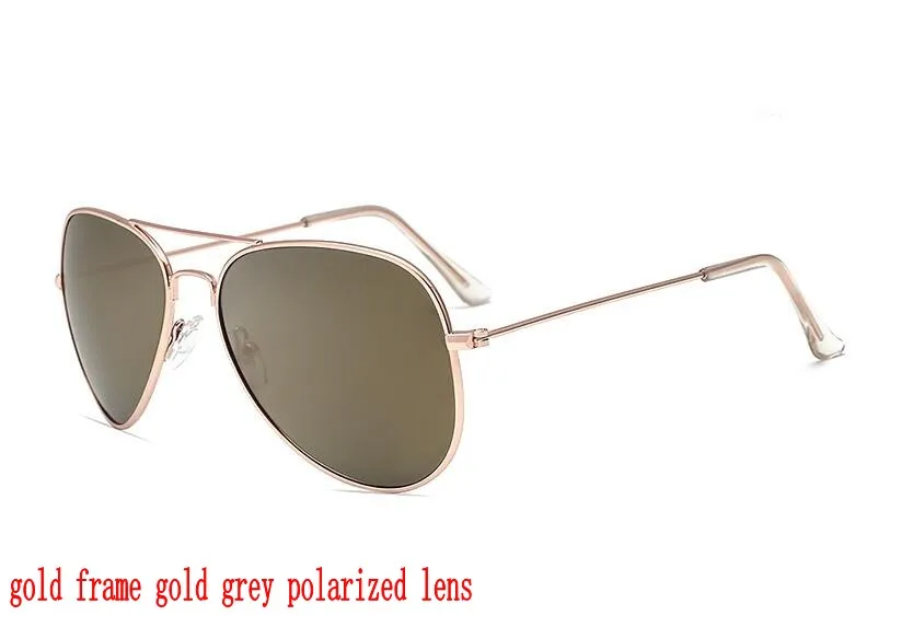 HDSUNFLY, модные женские поляризационные солнцезащитные очки, мужские и женские, классические, авиационные, брендовые, дизайнерские, солнцезащитные очки, UV400 - Цвет линз: GOLD F GOLD