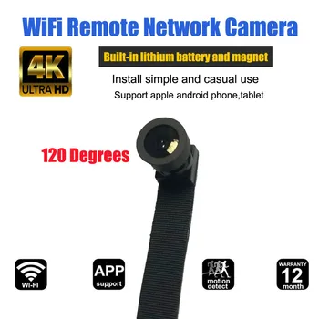 

4K Ultra Mini WIFI Flexible Camera WIFI Remote Network Camera Video Audio Recorder Motion Detection Camcorder IP P2P Micro Cam