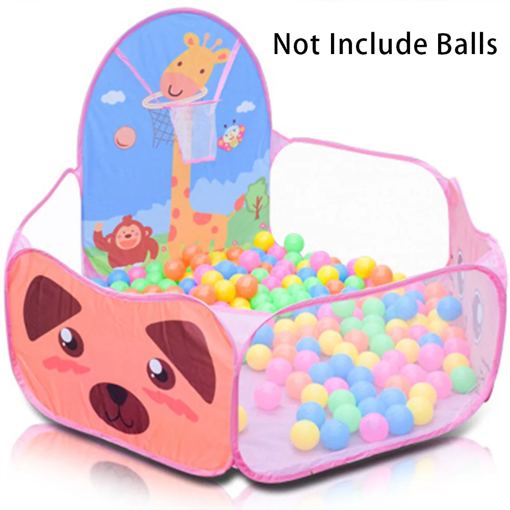 Children's Playpen Dry Pool For Children Kids Safe Foldable Playpens Game Portable Baby Outdoor Indoor Ball Pool Play Tent - Цвет: WJ3278D