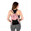 Who Cares Drawstring Bag Gym Pouch Bag Pink 3D Printing Cat Backpack Women Portable Shopping Fashion School Shoe Bag For Girl ► Photo 3/6