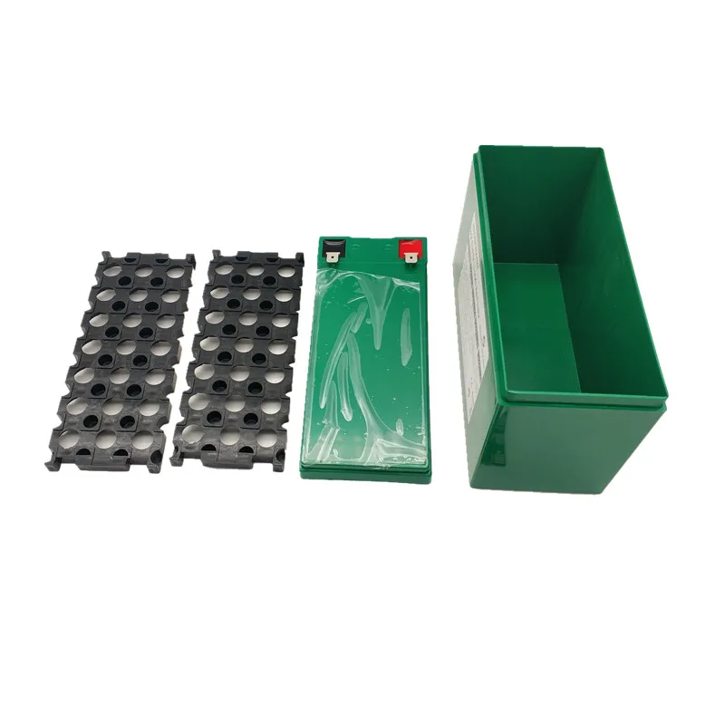 12V7Ah 8Ah10Ah12Ah 리튬 배터리 케이스 용 납산 교체 전기 분무기 특수 플라스틱 18650 보관함 녹색 검정색