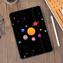 Space Dream – coque en Silicone pour iPad Air 4 Pro 12.9, avec porte crayon, 10.2, 8e, 2020, 7e, Mini 5 Air 2, 11 10.5 Air 3