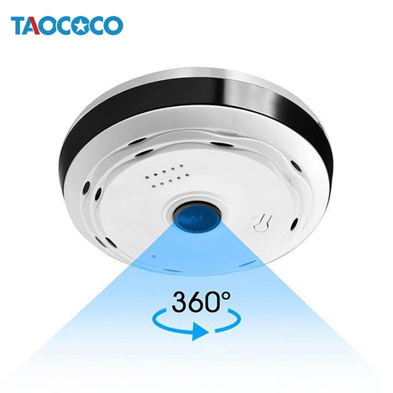 

960P HD 360 Camera Fisheye Panoramic IP Camera Wireless CCTV Camera 1.3MP Surveillance Night Vision Home Security WiFi Camera