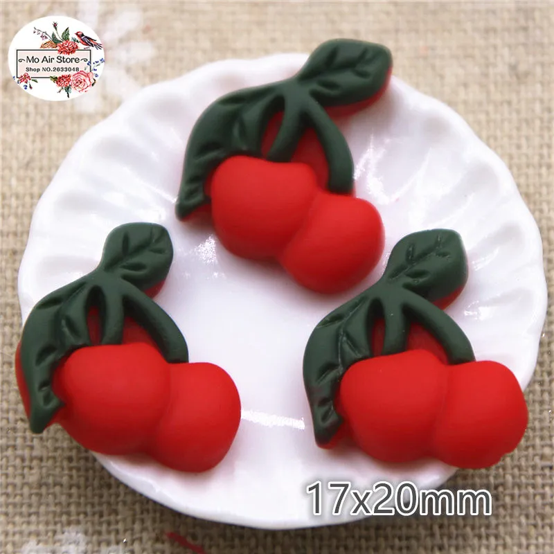 Resin Pineapple/Grape/Cherry/Radish/Pumpkin Flat Back Cabochon Art Decoration Charm ornament crafts resin crafts accessories resin ornaments resin crafts 20pcs